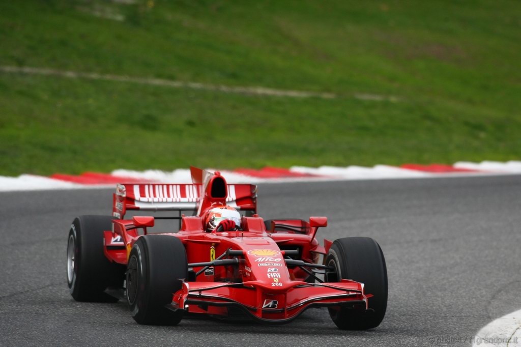 Test Ferrari F2008 Italian F3 Drivers Vallelunga